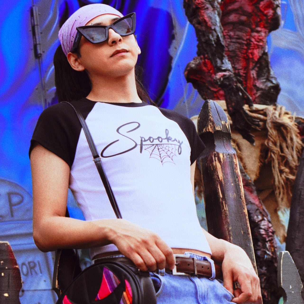 SPOOKY SELENA BABY TEE