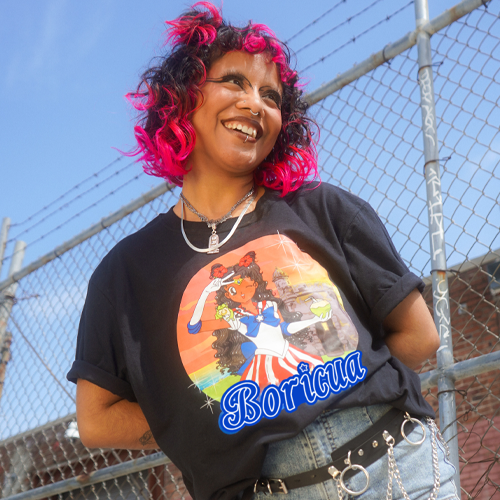 BORICUA TEE SHIRT – LOQUITA BATH