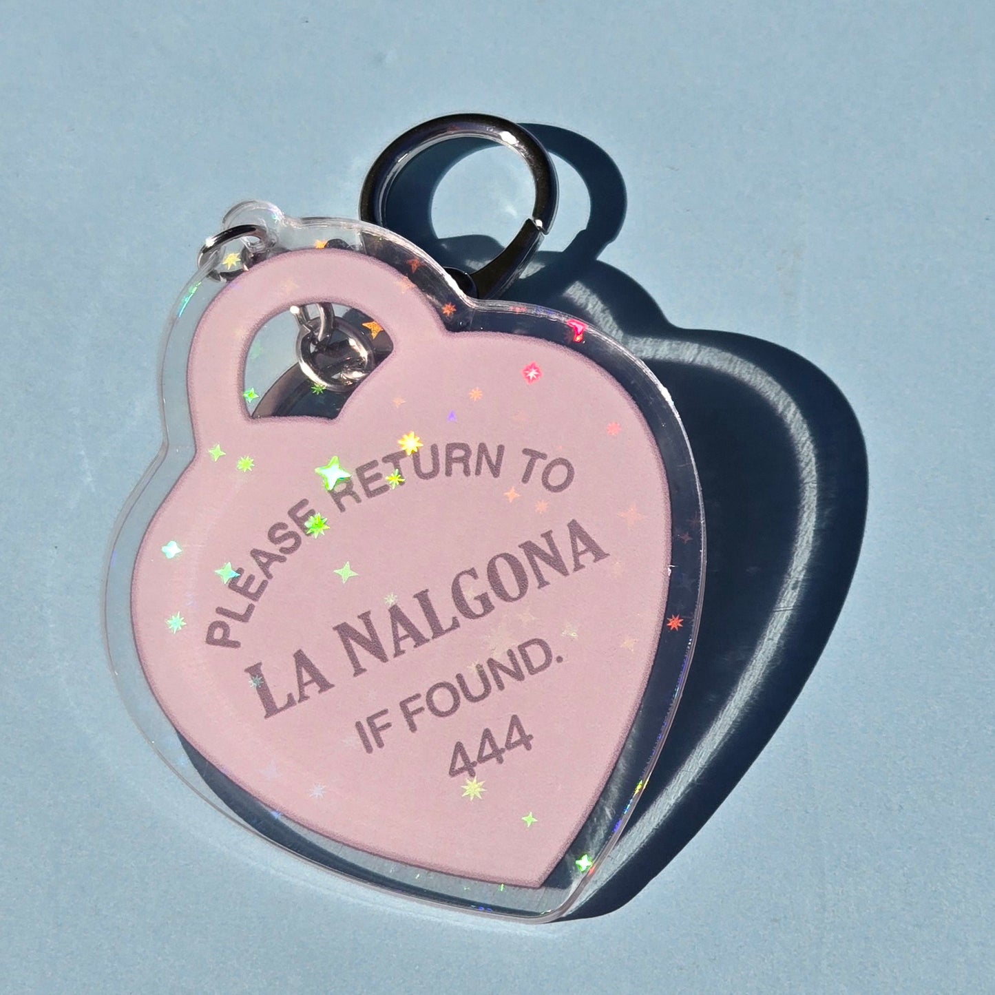 NALGONA LOCKET KEYCHAIN