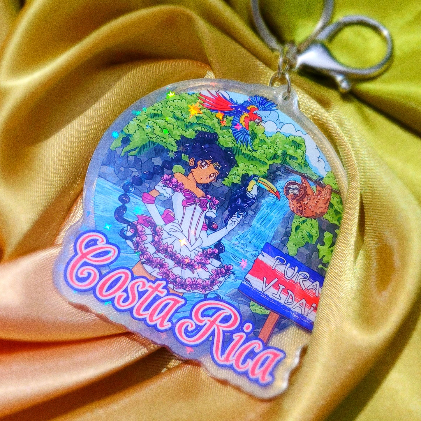 COSTA RICA KEYCHAIN