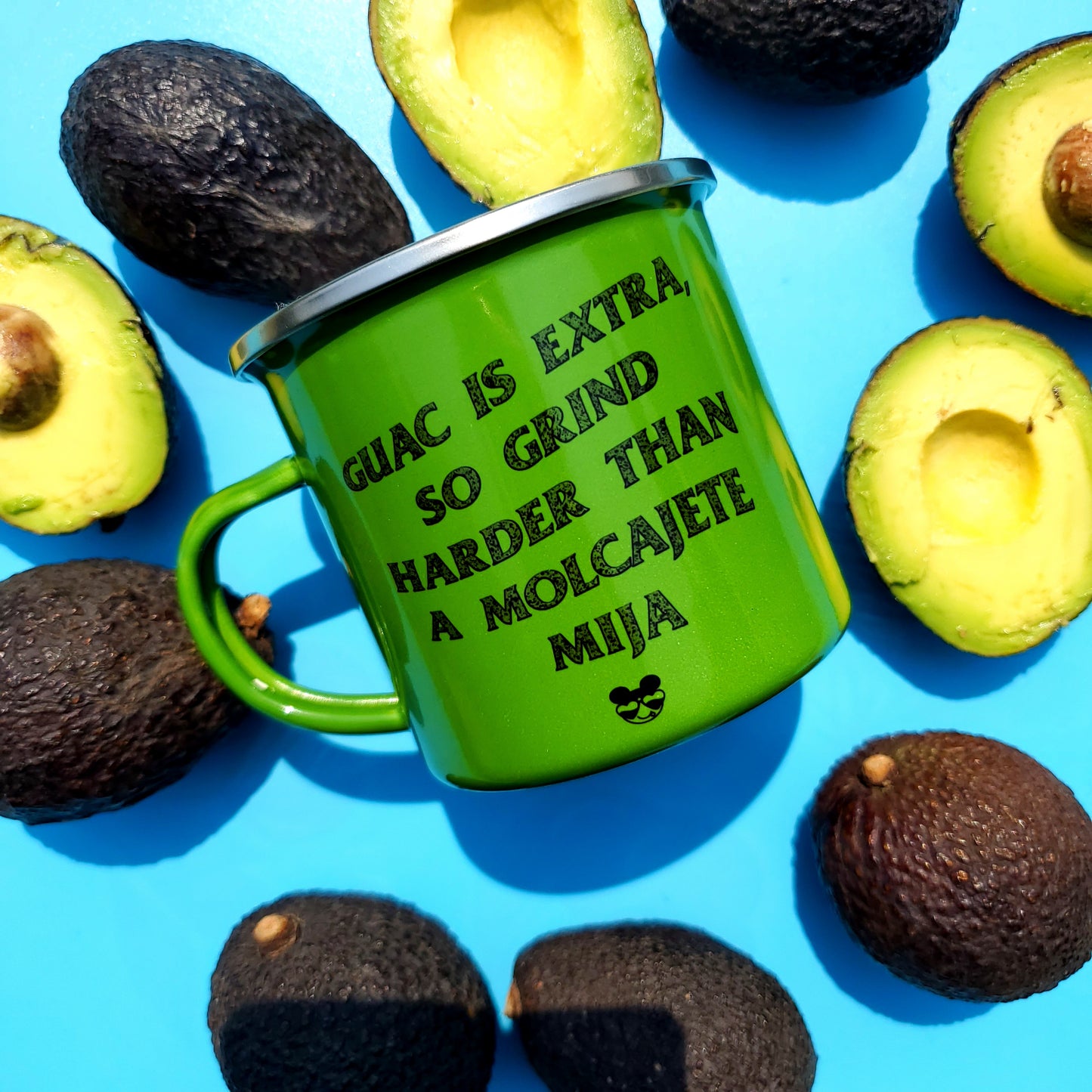 GRIND HARDER GUAC IS EXTRA MUG