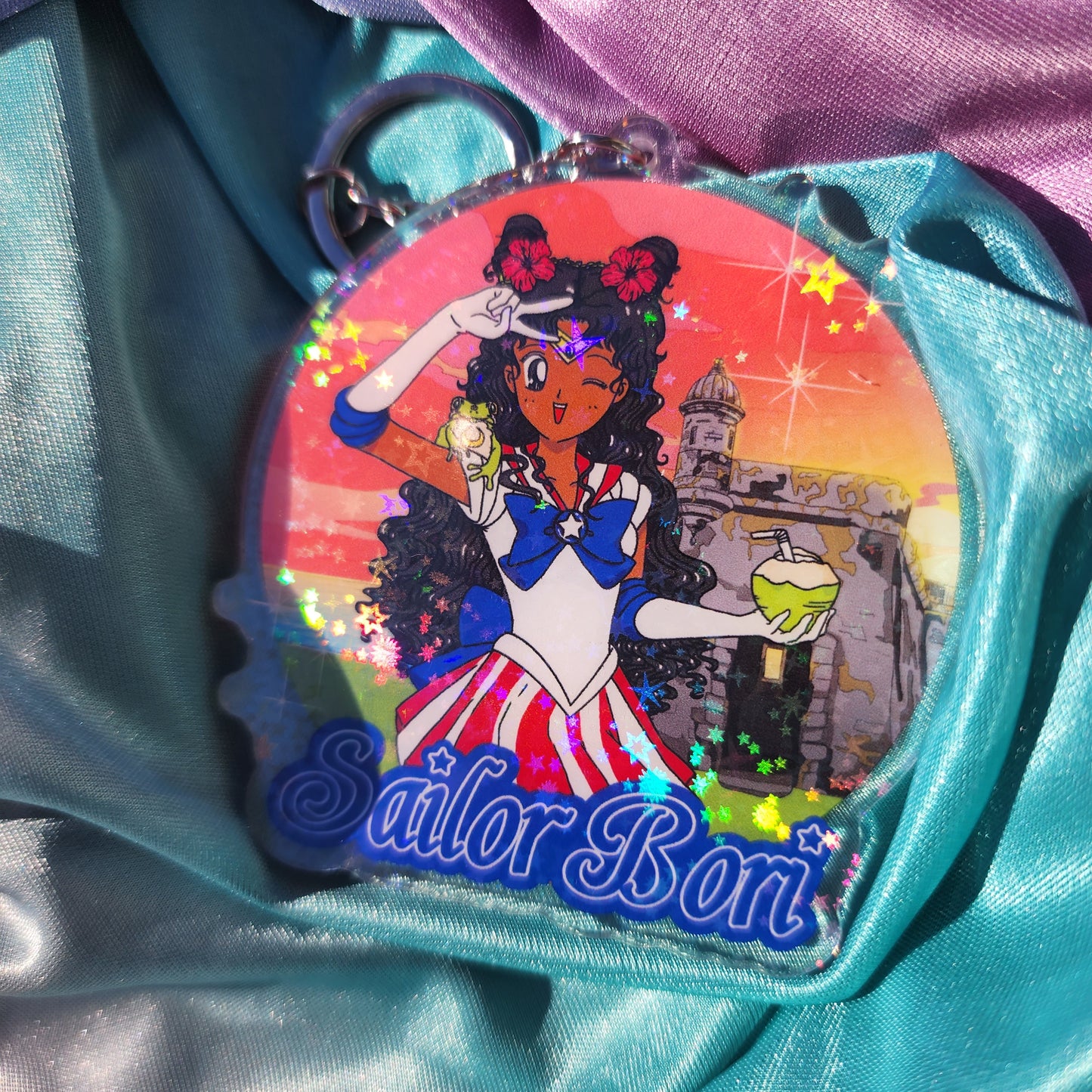 SAILOR BORICUA KEYCHAIN