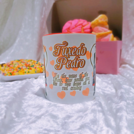 TUXEDO PEDRO HEART MUG