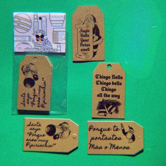 ASSORTED LATINO HOLIDAY GIFT TAGS