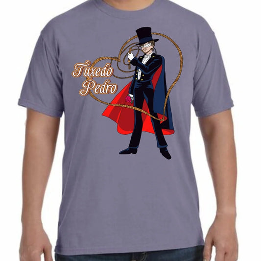 SOLO TUXEDO WHISKEY TEE SHIRT IN WINE