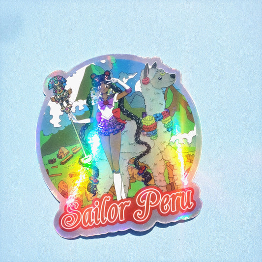 PERU HOLOGRAPHIC STICKER