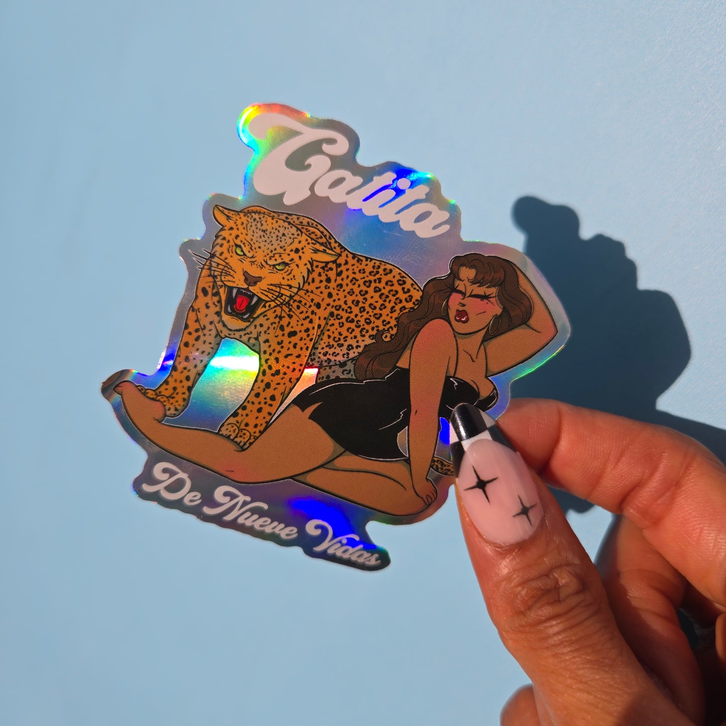 GATITA HOLOGRAPHIC STICKER