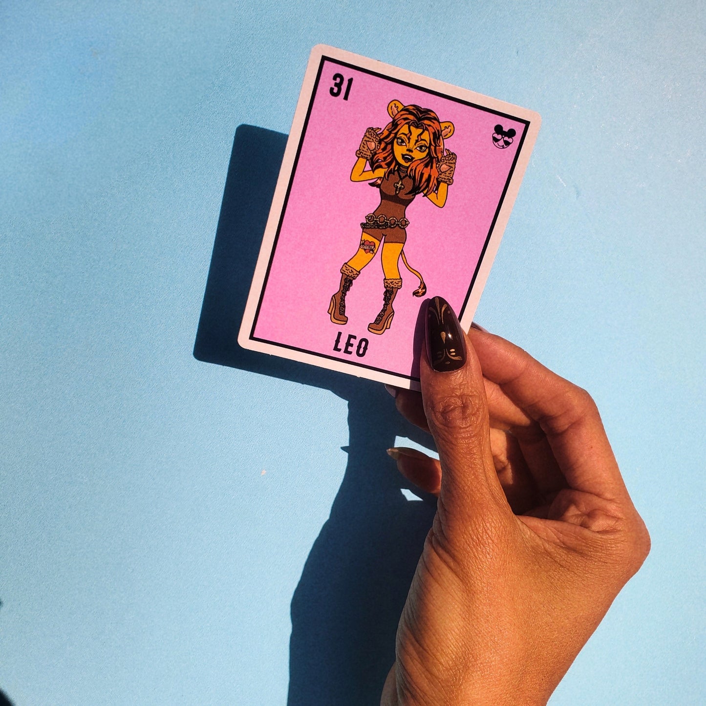LEO ZODIAC LOTERIA STICKER