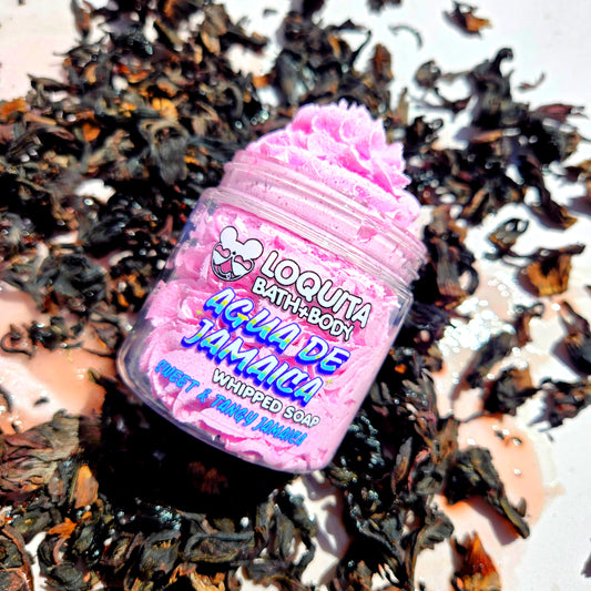 AGUA DE JAMAICA WHIPPED SOAP