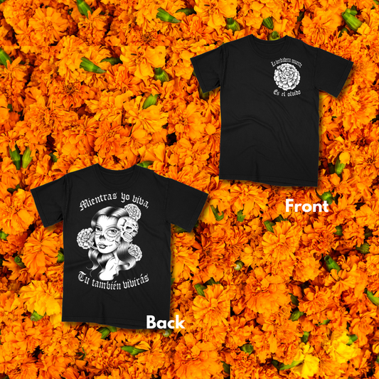 DIA DE LOS MUERTOS 2 SIDED TEE