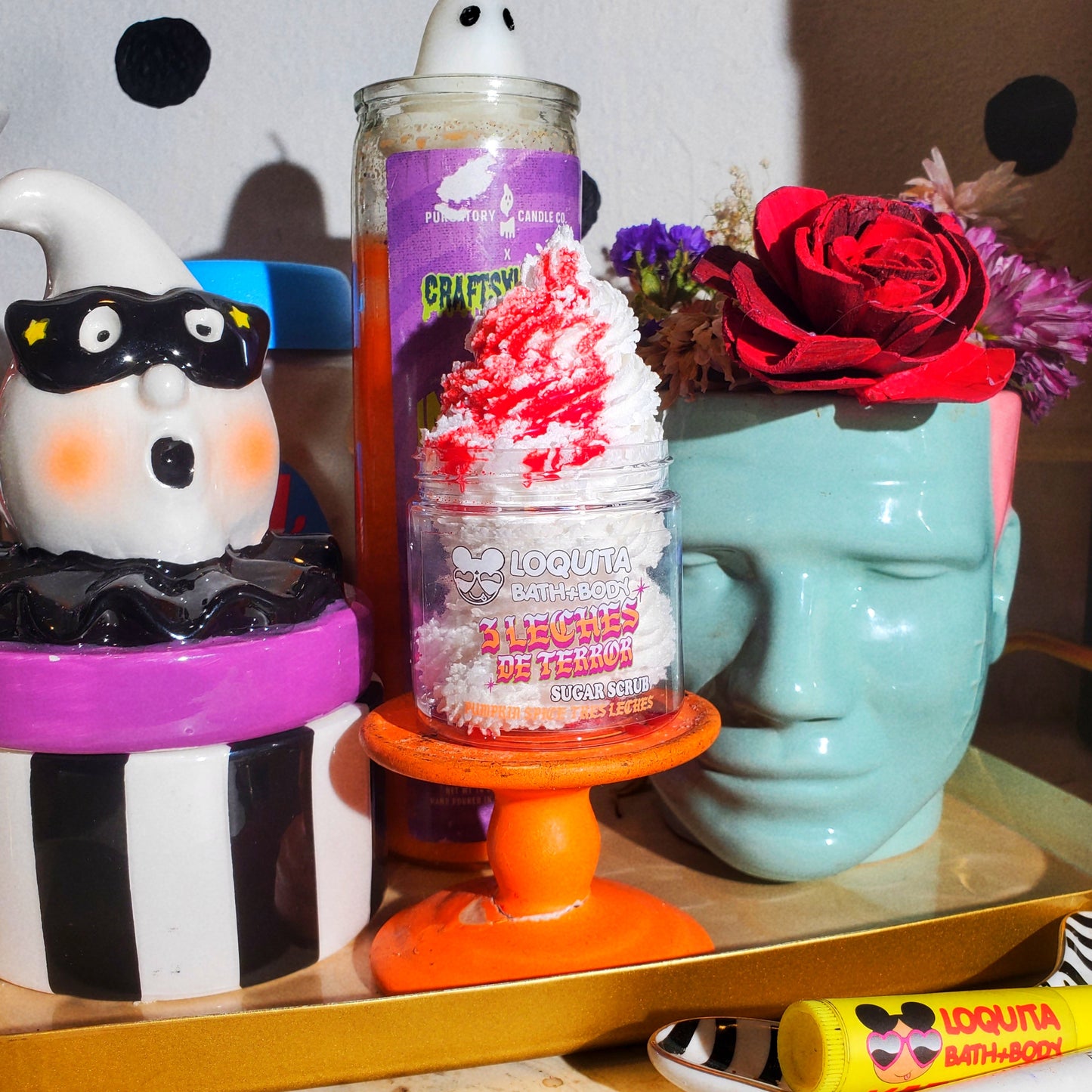 TRES LECHES DE TERROR SCRUB