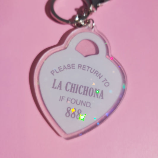 CHICHONA LOCKET KEYCHAIN