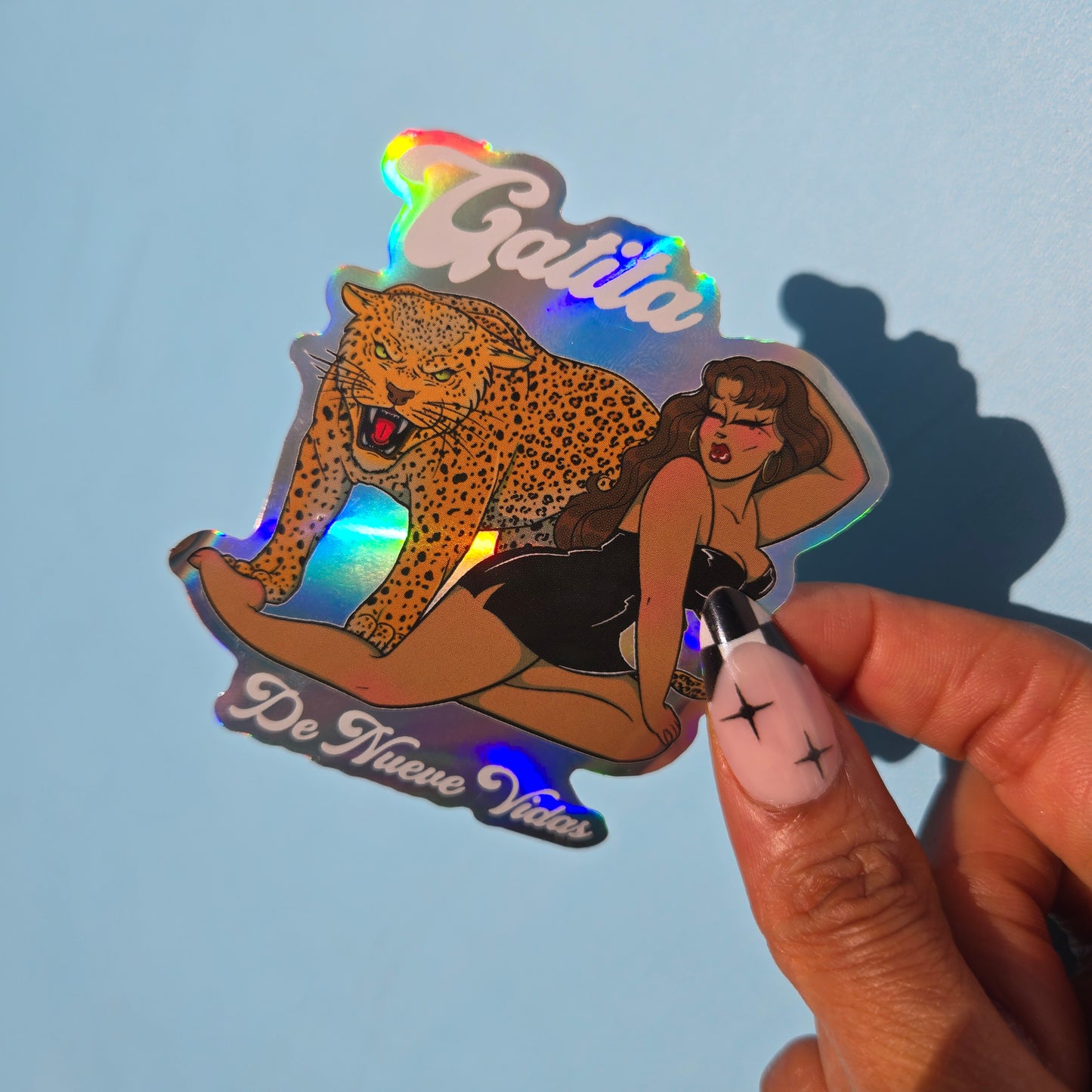 GATITA HOLOGRAPHIC STICKER