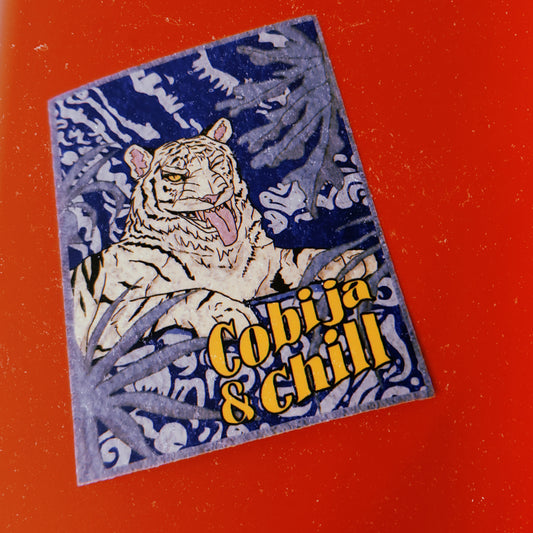 COBIJA AND CHILL STICKER