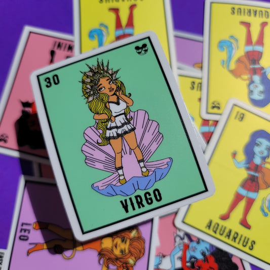 VIRGO LOTERIA STICKER