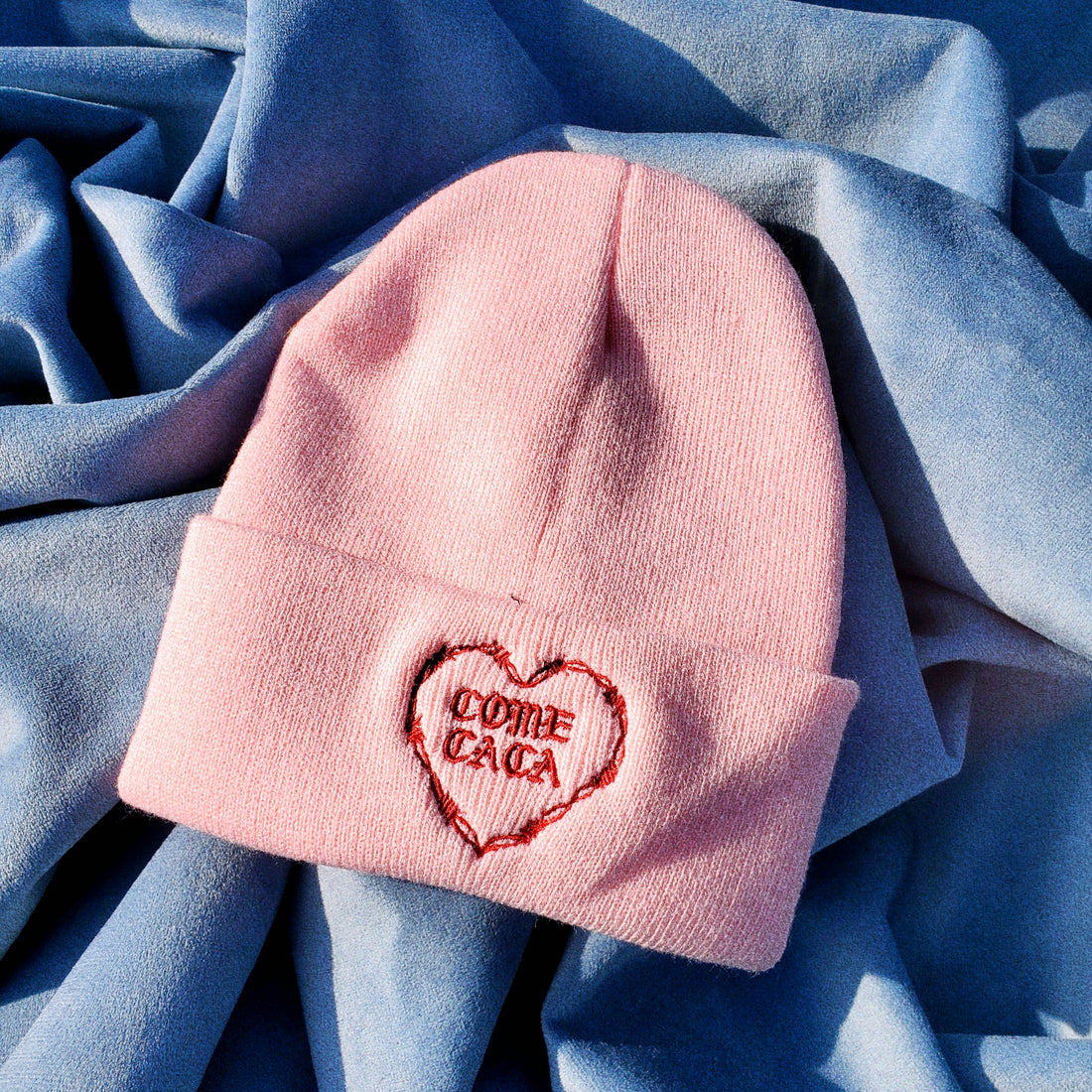 PINK COME CACA BEANIE – LOQUITA BATH