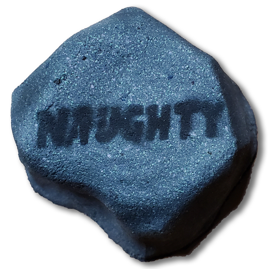 NAUGHTY (PIECE OF COAL) BATH BOMB