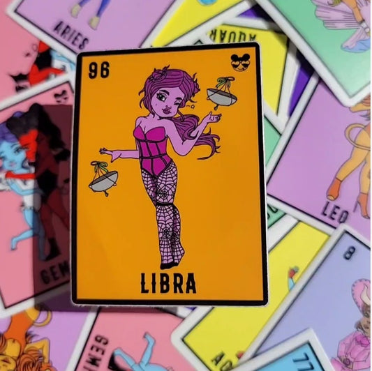 LIBRA LOTERIA STICKER