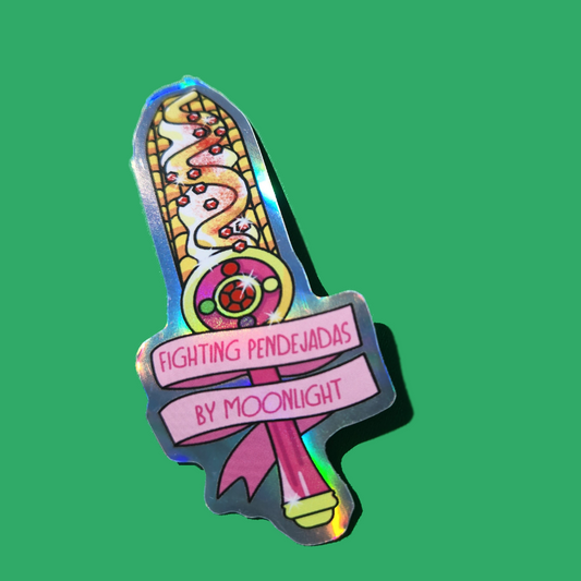 FIGHTING PENDEJADAS HOLOGRAPHIC STICKER