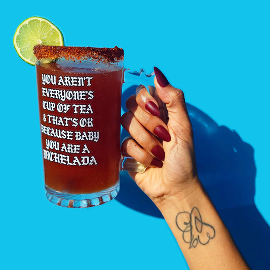 Glass Michelada Mug